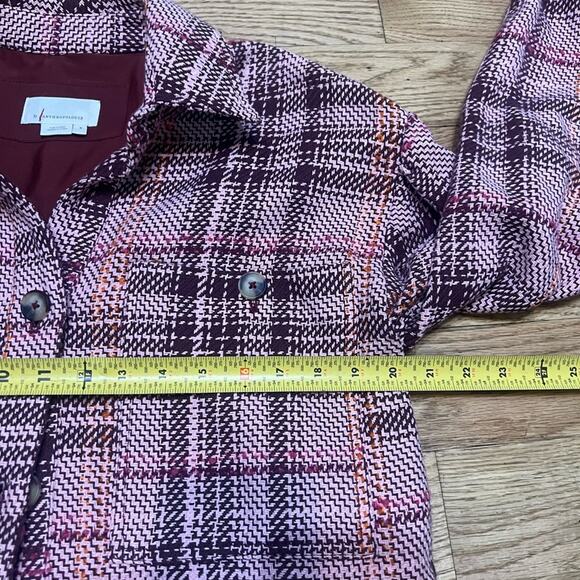 BY ANTHROPOLOGIE HUDSON PLAID SCHAKET JACKET SIZE S - Picture 11 of 11